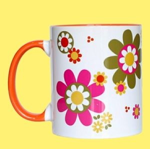 Groovy Floral Mug